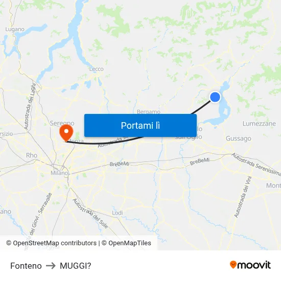 Fonteno to MUGGI? map