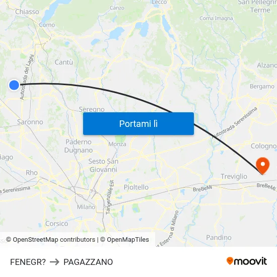 FENEGR? to PAGAZZANO map
