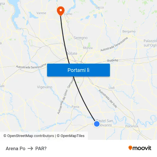 Arena Po to PAR? map