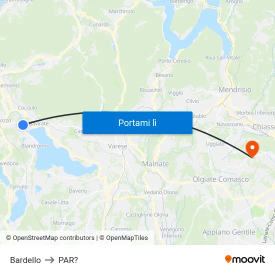 Bardello to PAR? map