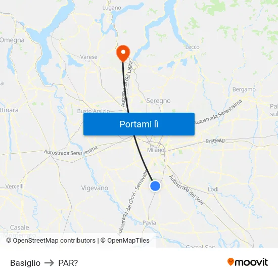Basiglio to PAR? map
