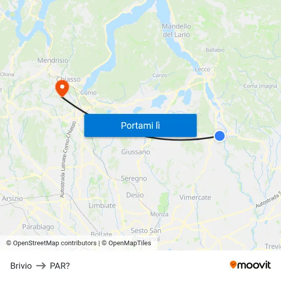 Brivio to PAR? map