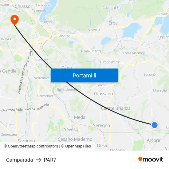 Camparada to PAR? map