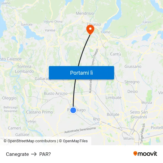 Canegrate to PAR? map
