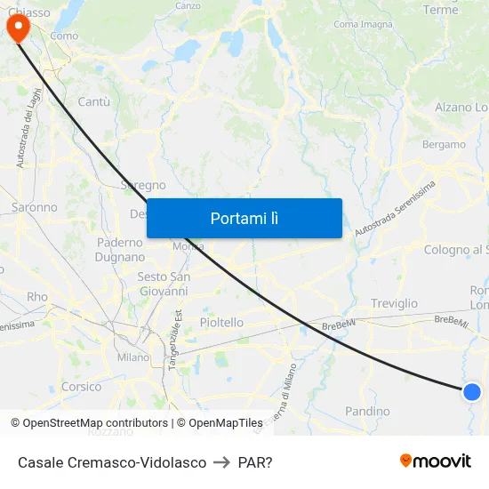 Casale Cremasco-Vidolasco to PAR? map