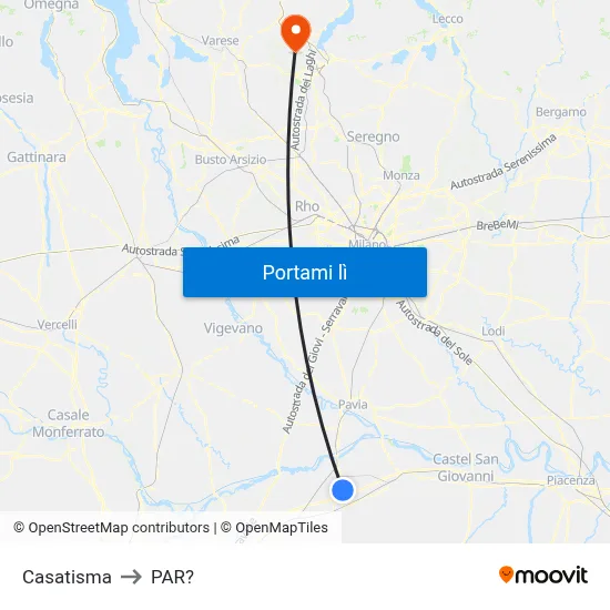 Casatisma to PAR? map