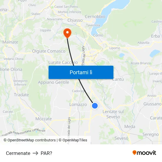 Cermenate to PAR? map