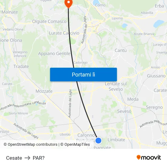 Cesate to PAR? map