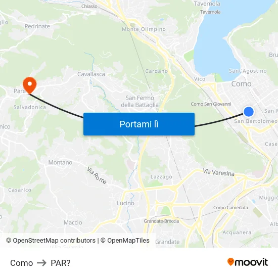 Como to PAR? map