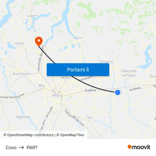 Covo to PAR? map