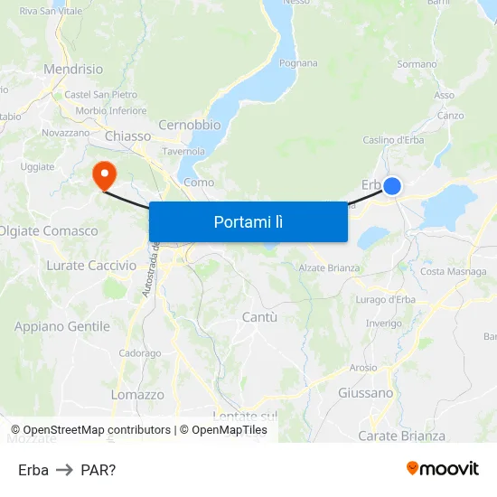 Erba to PAR? map