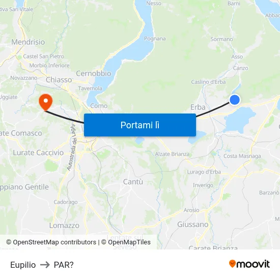 Eupilio to PAR? map