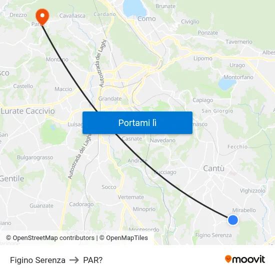Figino Serenza to PAR? map
