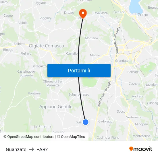 Guanzate to PAR? map