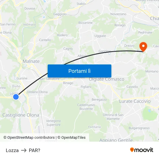 Lozza to PAR? map
