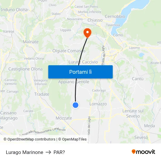 Lurago Marinone to PAR? map