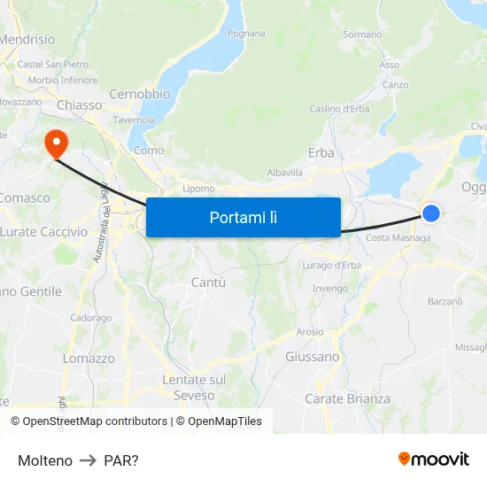 Molteno to PAR? map