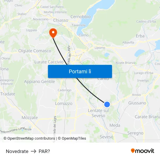 Novedrate to PAR? map