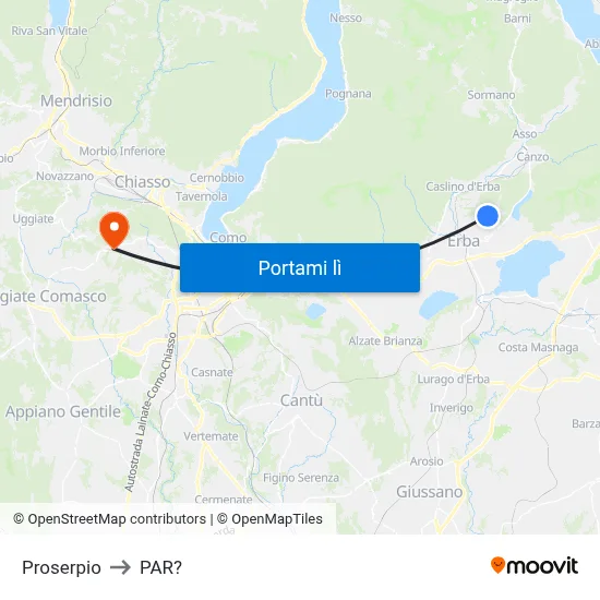 Proserpio to PAR? map