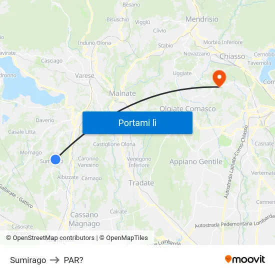 Sumirago to PAR? map