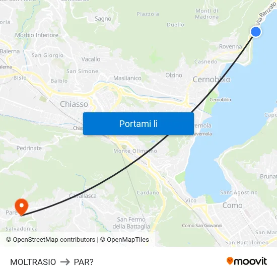 MOLTRASIO to PAR? map