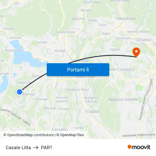 Casale Litta to PAR? map