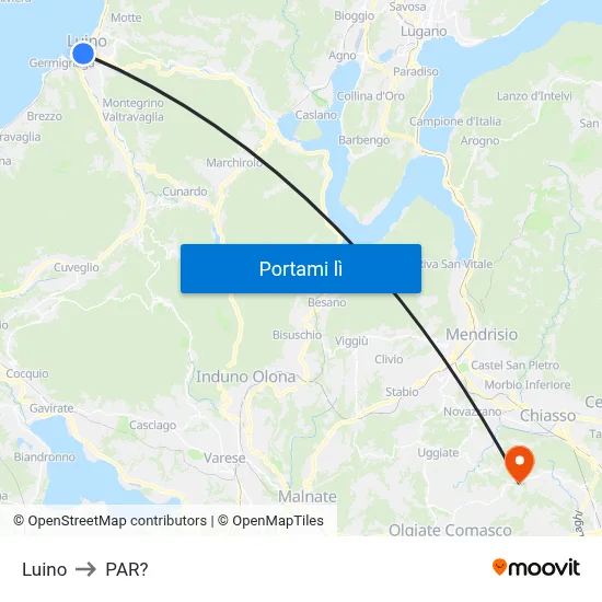 Luino to PAR? map