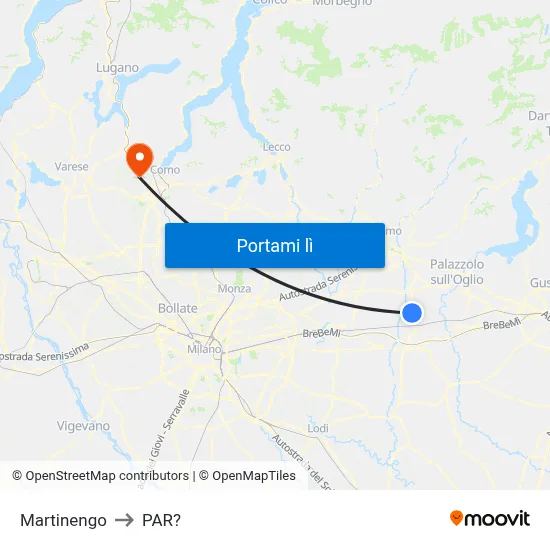 Martinengo to PAR? map