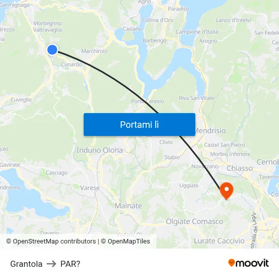 Grantola to PAR? map