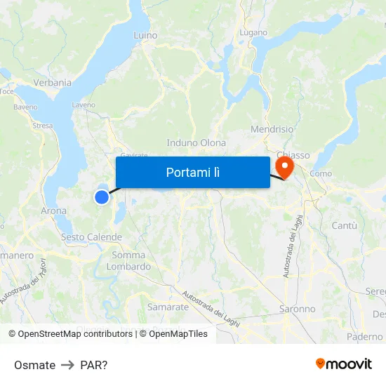 Osmate to PAR? map
