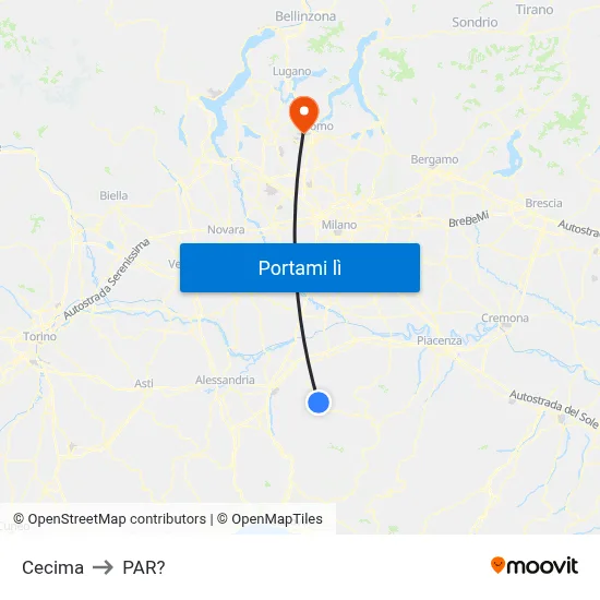 Cecima to PAR? map