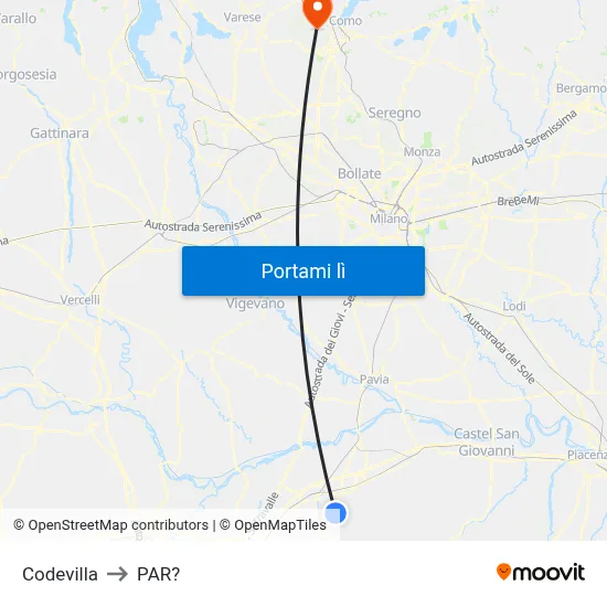 Codevilla to PAR? map