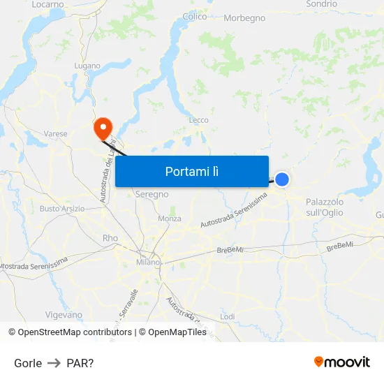 Gorle to PAR? map