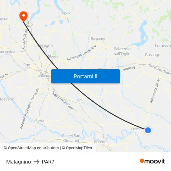 Malagnino to PAR? map