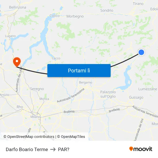Darfo Boario Terme to PAR? map