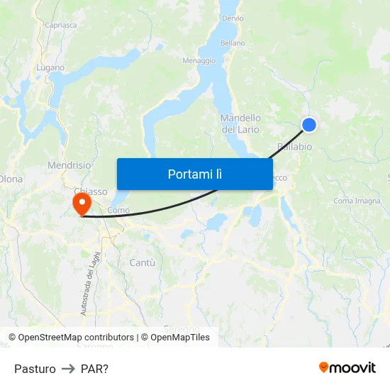 Pasturo to PAR? map