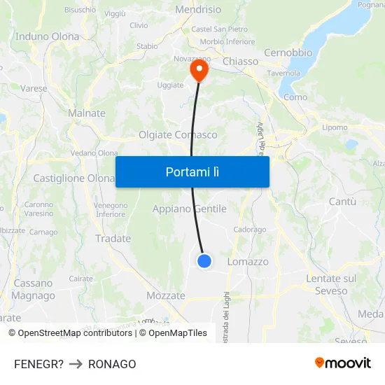 FENEGR? to RONAGO map