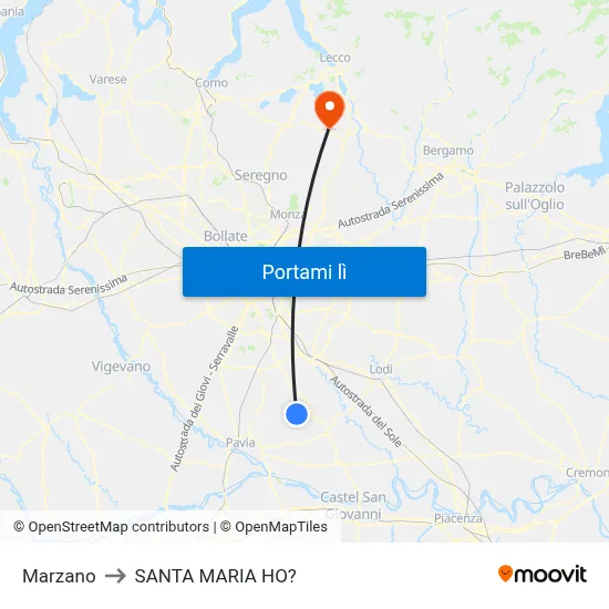 Marzano to SANTA MARIA HO? map