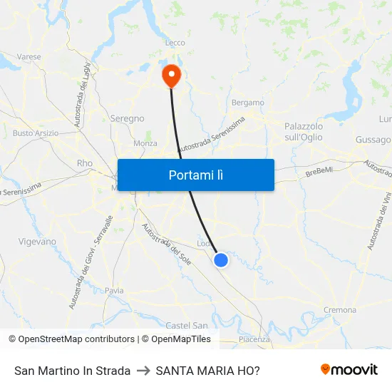 San Martino In Strada to SANTA MARIA HO? map