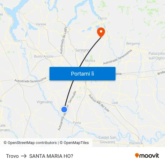 Trovo to SANTA MARIA HO? map