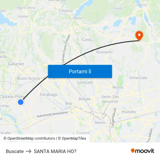 Buscate to SANTA MARIA HO? map