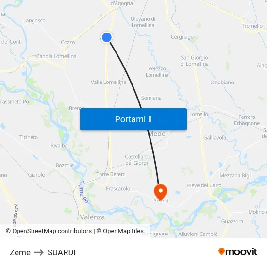 Zeme to SUARDI map