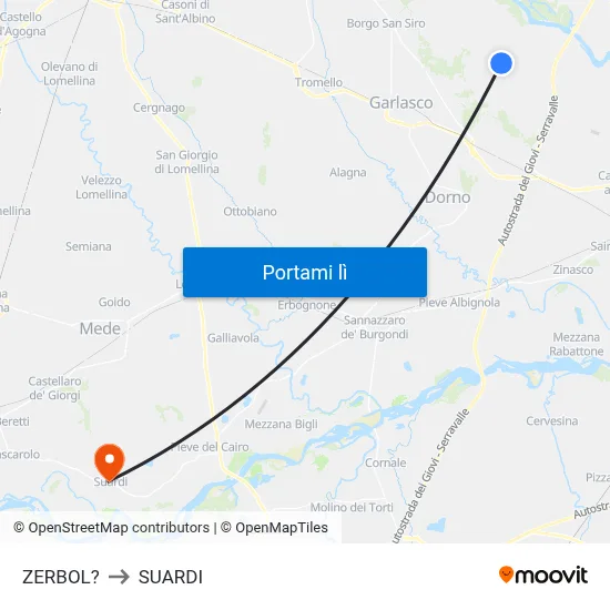 ZERBOL? to SUARDI map