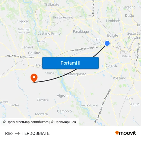 Rho to TERDOBBIATE map