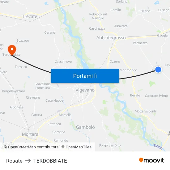 Rosate to TERDOBBIATE map