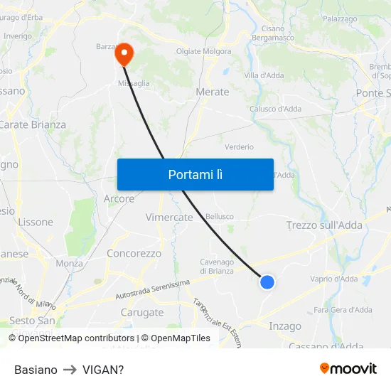 Basiano to VIGAN? map