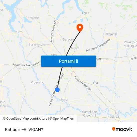 Battuda to VIGAN? map