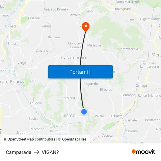 Camparada to VIGAN? map