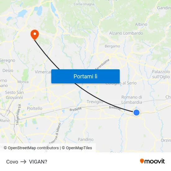 Covo to VIGAN? map