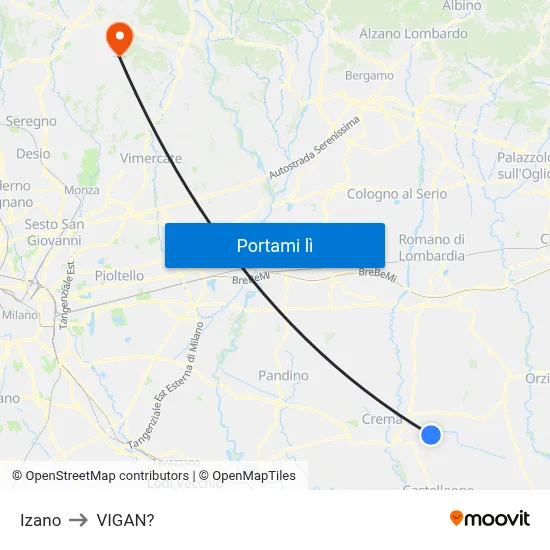 Izano to VIGAN? map